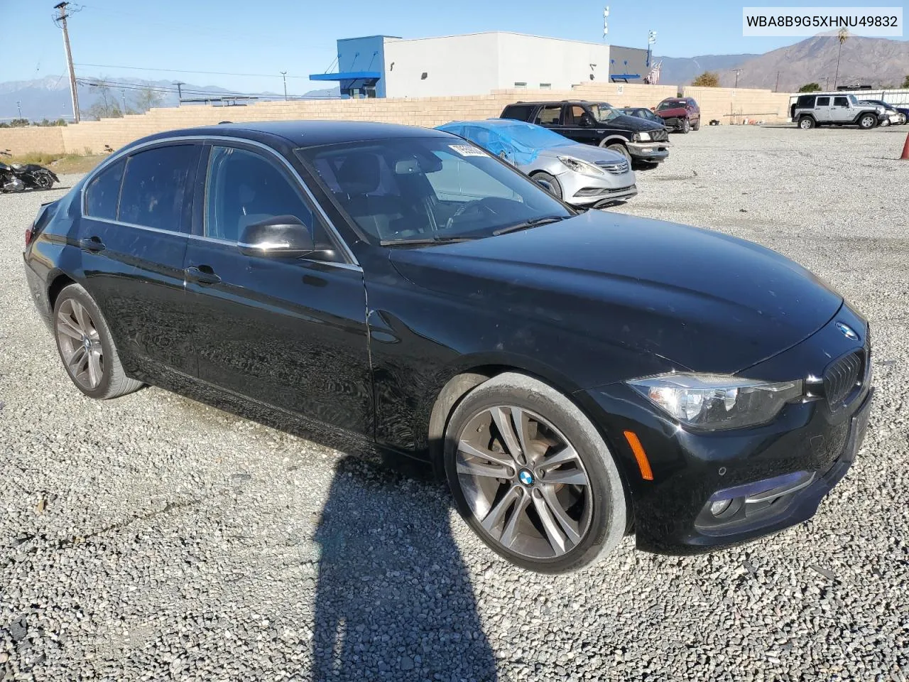 2017 BMW 330 I VIN: WBA8B9G5XHNU49832 Lot: 79559024