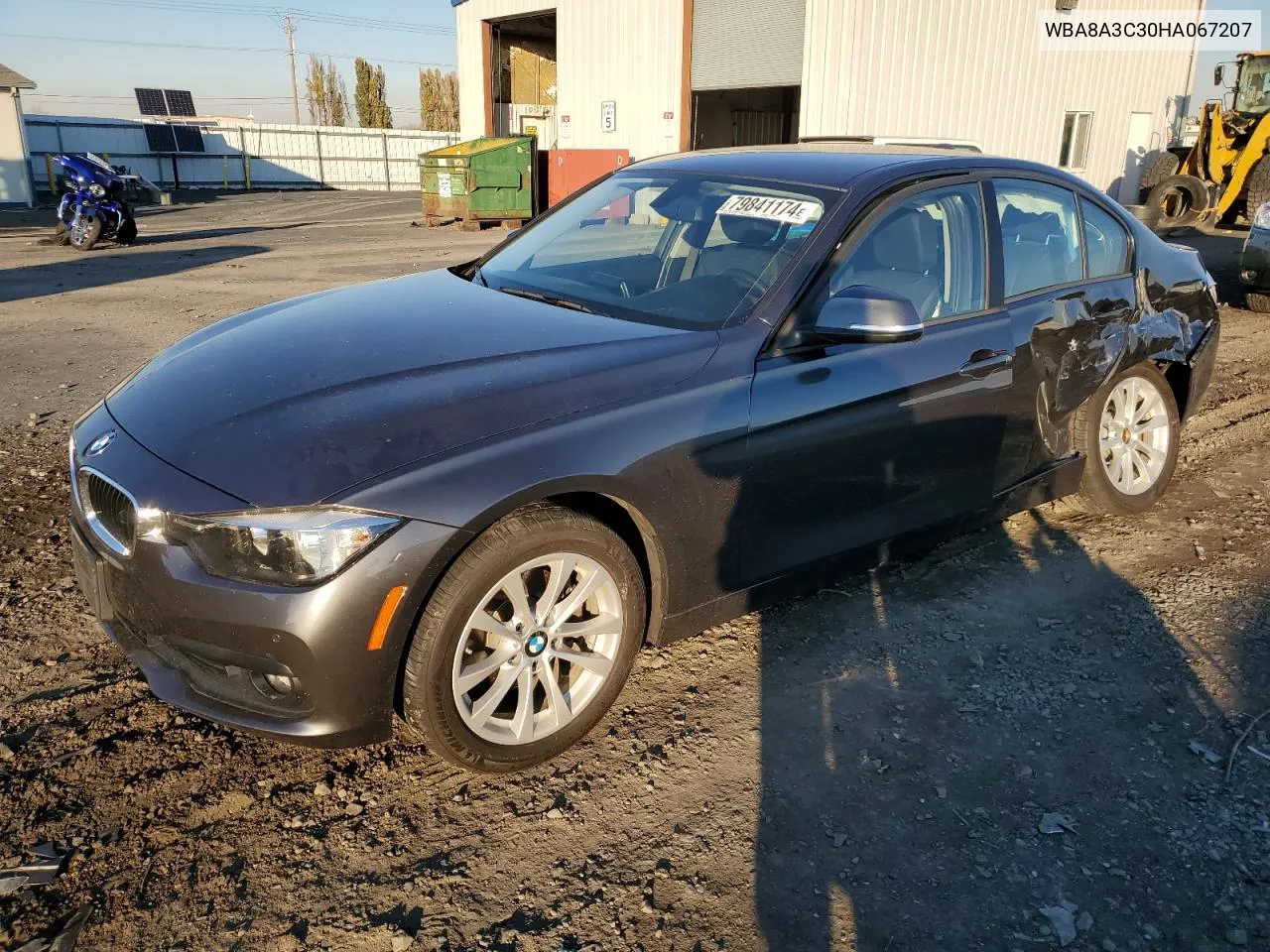 2017 BMW 320 Xi VIN: WBA8A3C30HA067207 Lot: 79841174