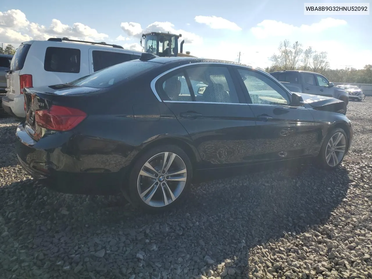 2017 BMW 330 I VIN: WBA8B9G32HNU52092 Lot: 79918434