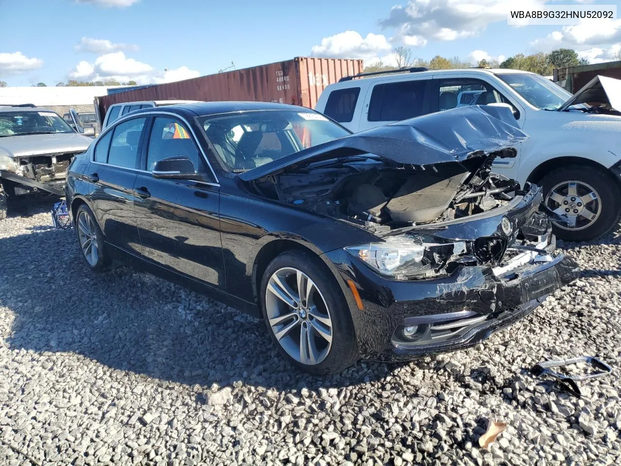 2017 BMW 330 I VIN: WBA8B9G32HNU52092 Lot: 79918434