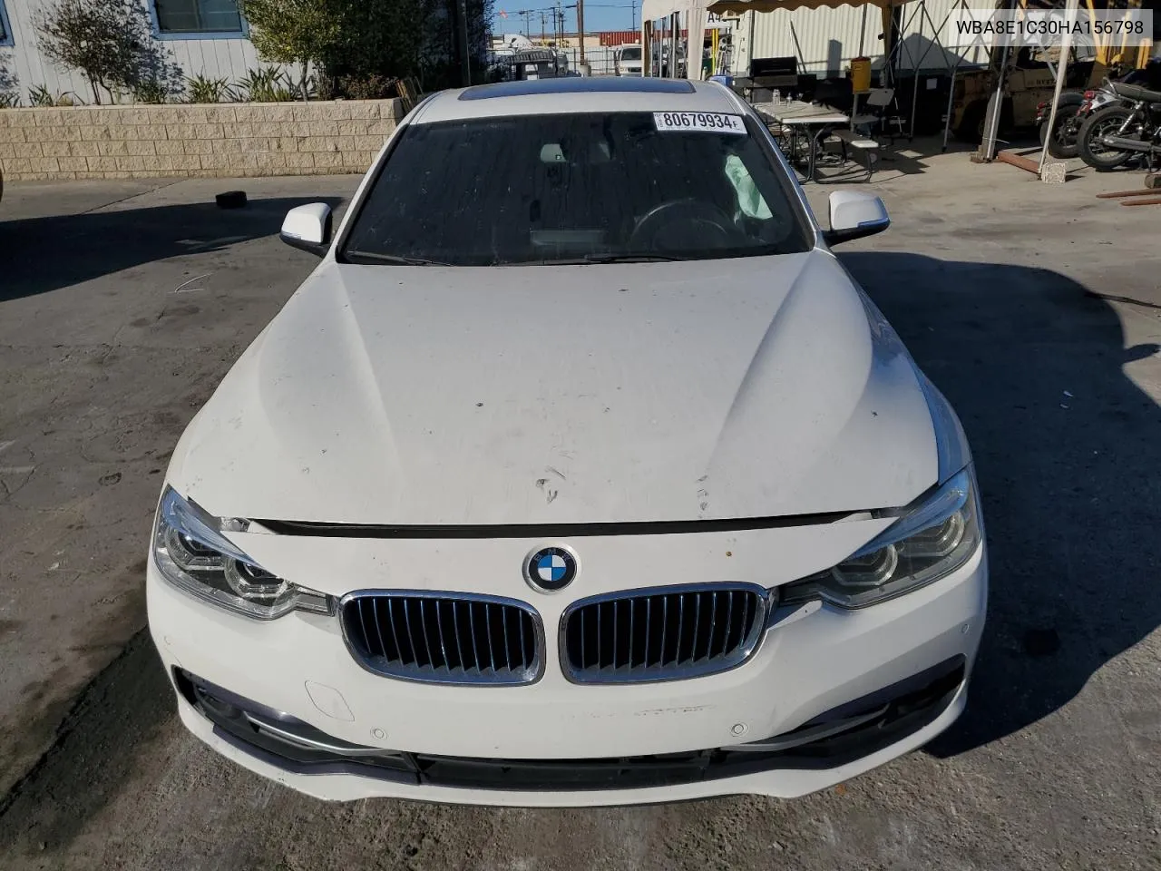 2017 BMW 330E VIN: WBA8E1C30HA156798 Lot: 80679934