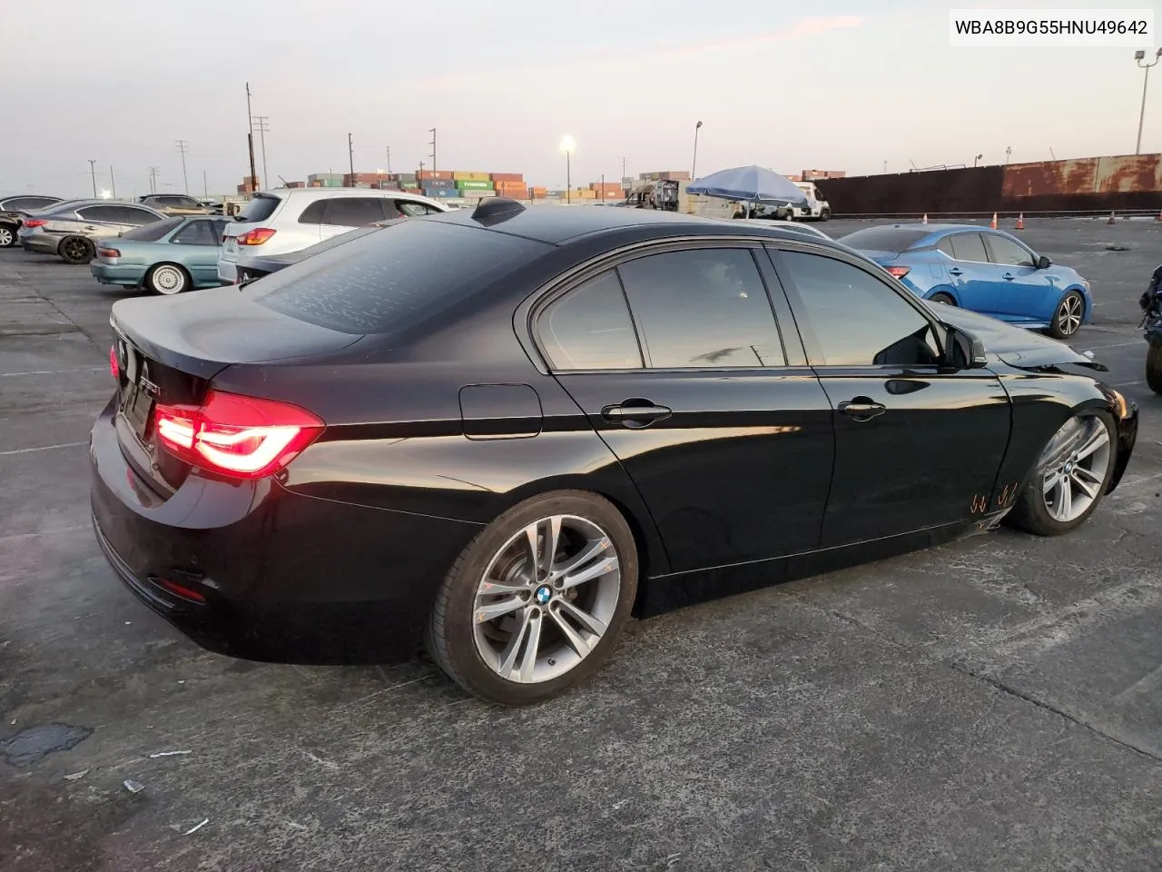 2017 BMW 330 I VIN: WBA8B9G55HNU49642 Lot: 80880274