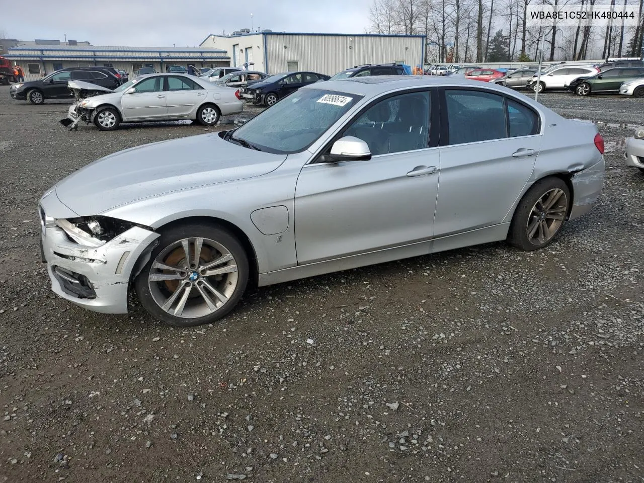 2017 BMW 330E VIN: WBA8E1C52HK480444 Lot: 80998674