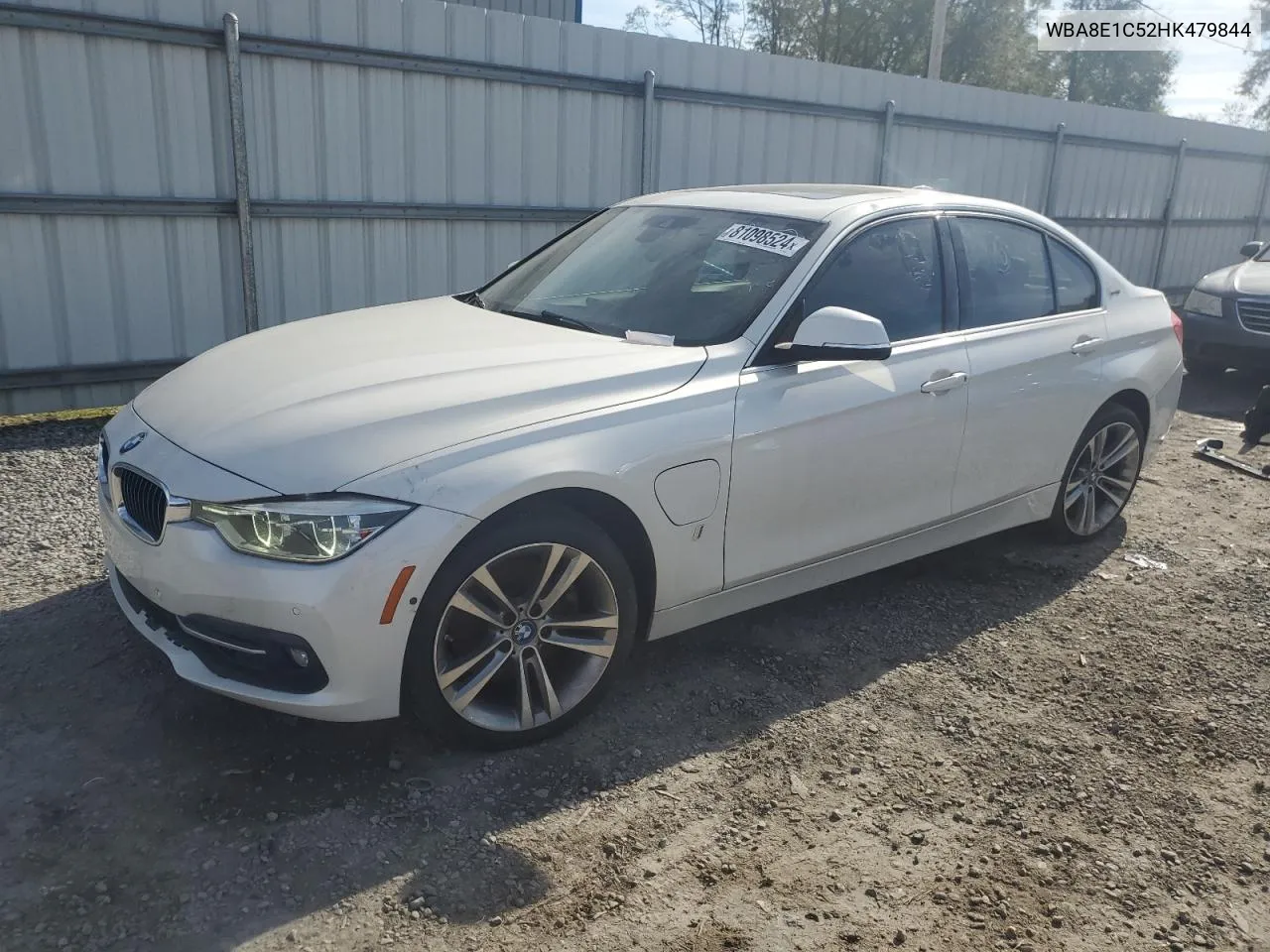 2017 BMW 330E VIN: WBA8E1C52HK479844 Lot: 81098524