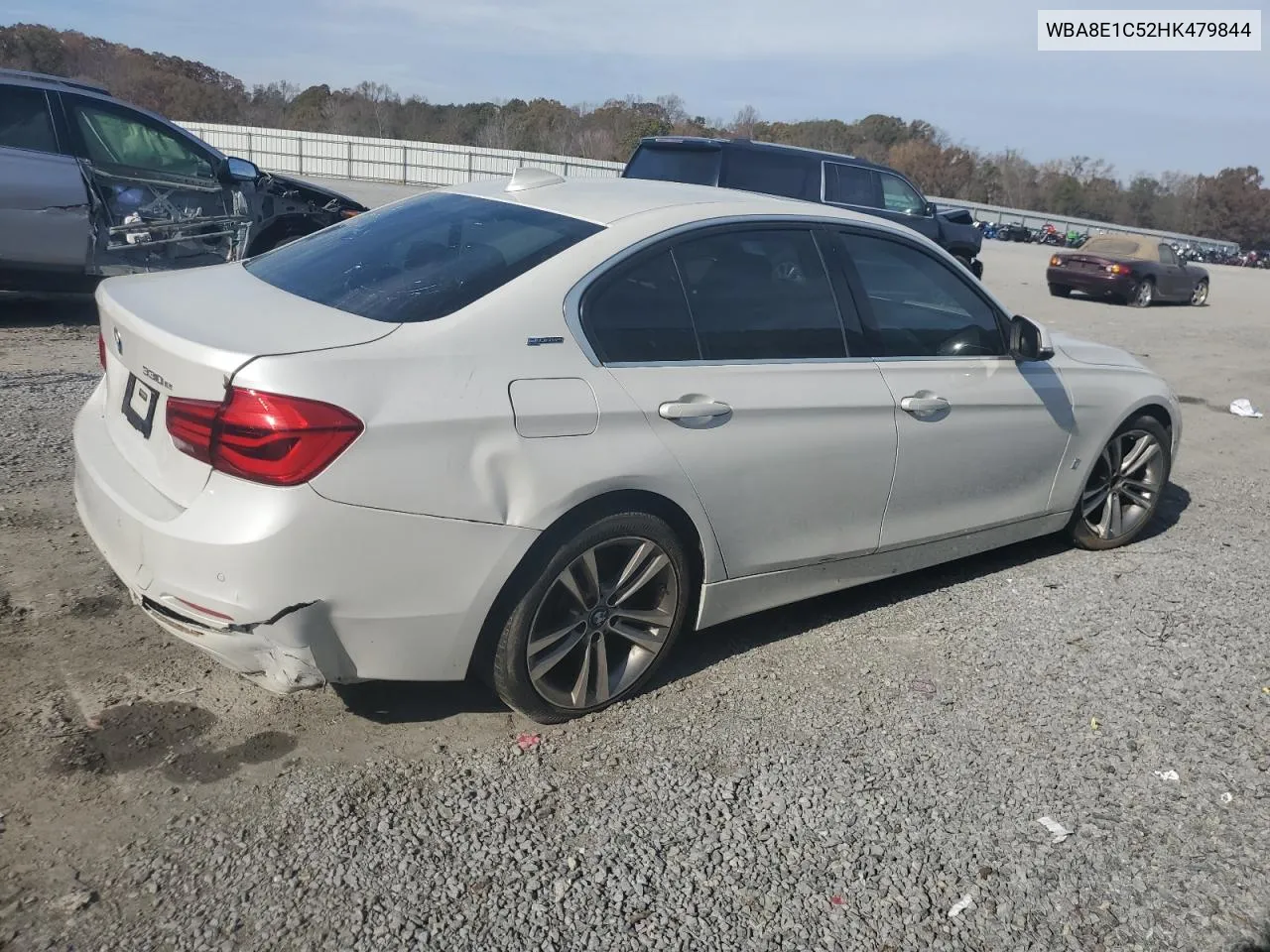 2017 BMW 330E VIN: WBA8E1C52HK479844 Lot: 81098524