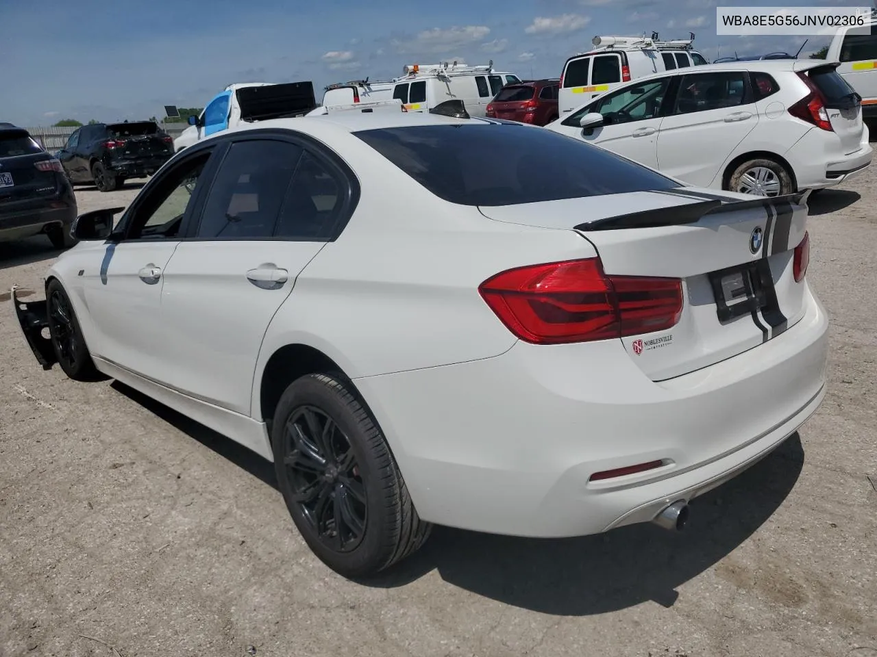 2018 BMW 320 Xi VIN: WBA8E5G56JNV02306 Lot: 56505474