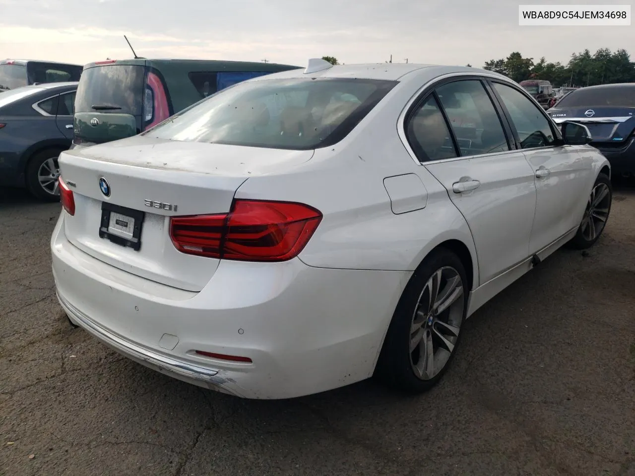 2018 BMW 330 Xi VIN: WBA8D9C54JEM34698 Lot: 57021013