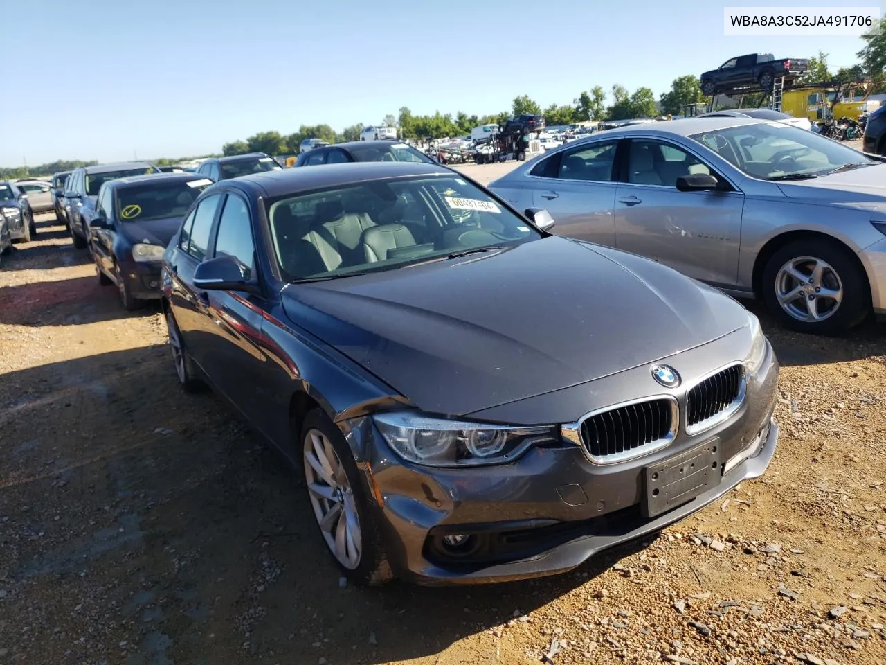 2018 BMW 320 Xi VIN: WBA8A3C52JA491706 Lot: 60487404