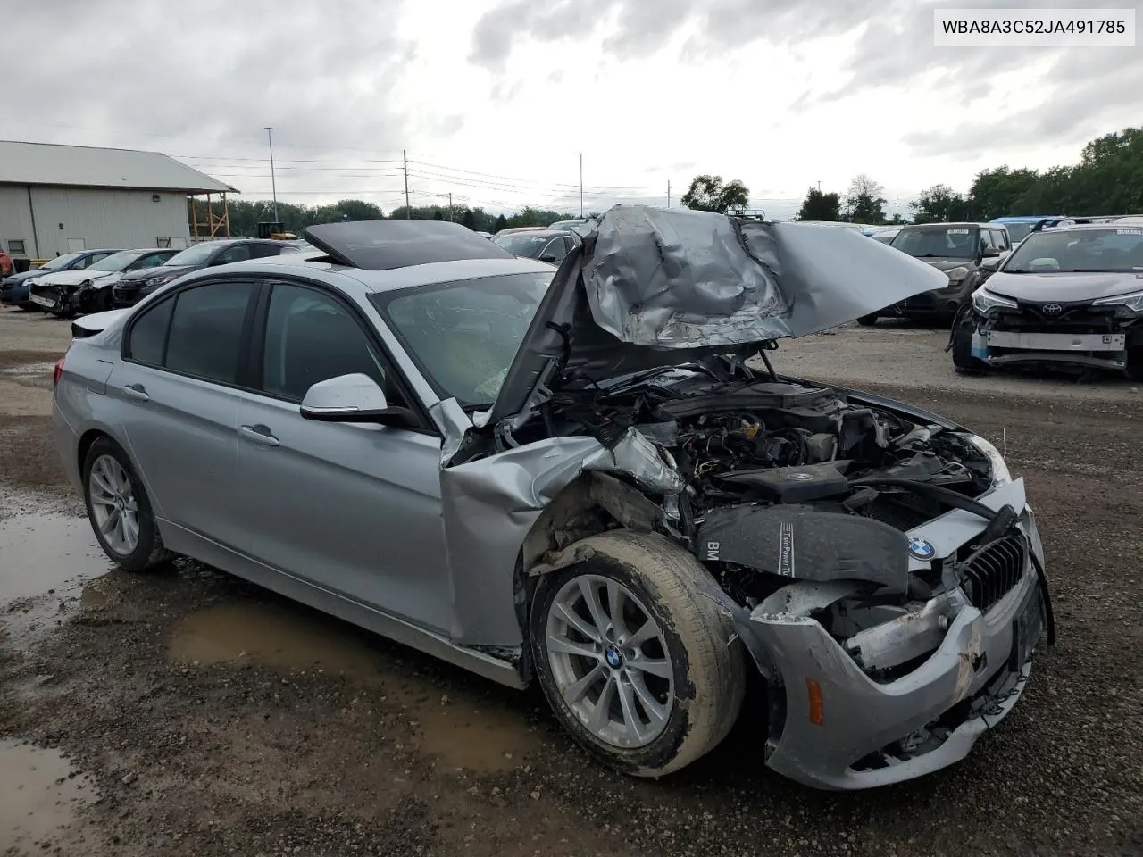 2018 BMW 320 Xi VIN: WBA8A3C52JA491785 Lot: 60928014