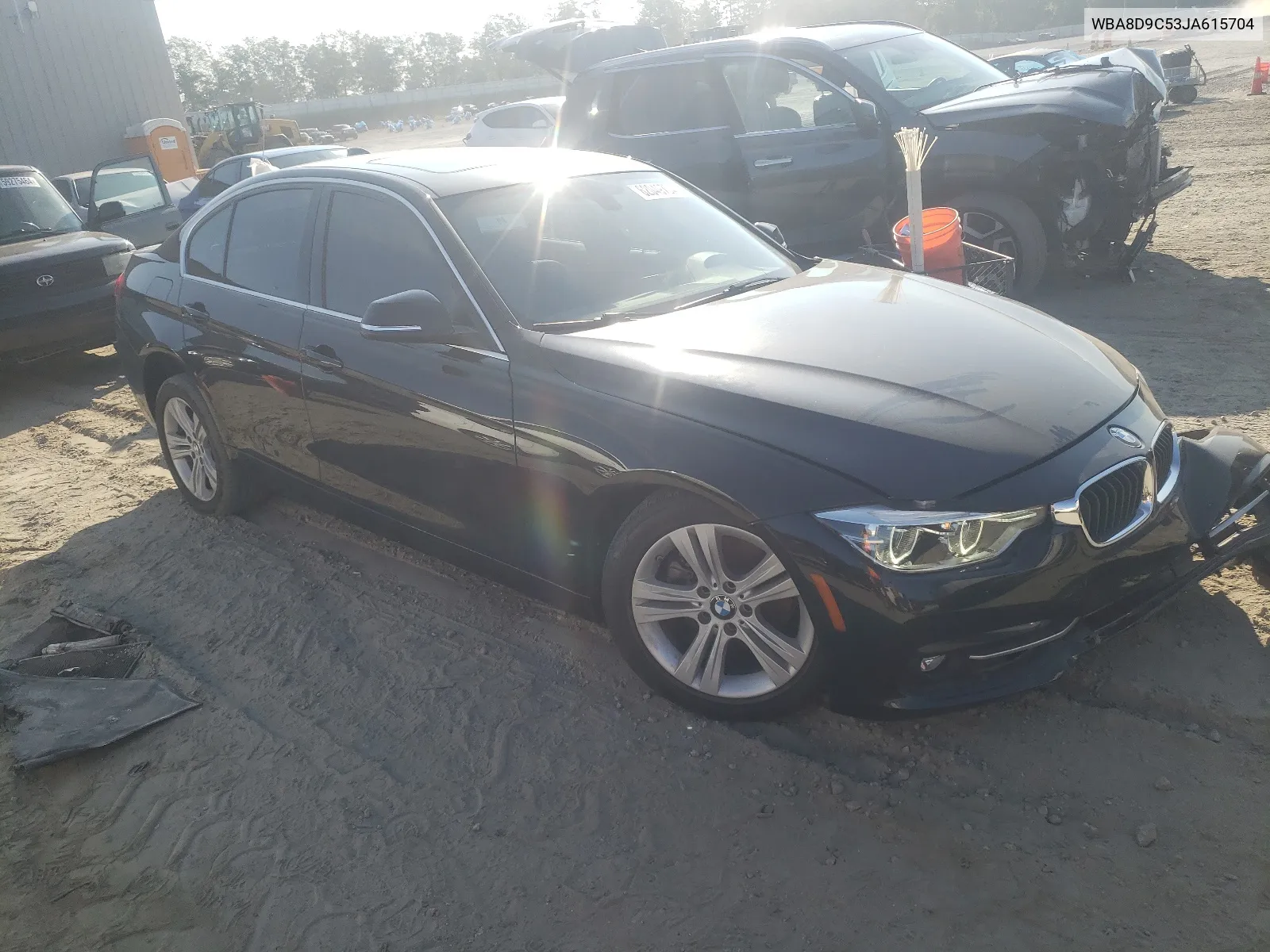 2018 BMW 330 Xi VIN: WBA8D9C53JA615704 Lot: 62049704