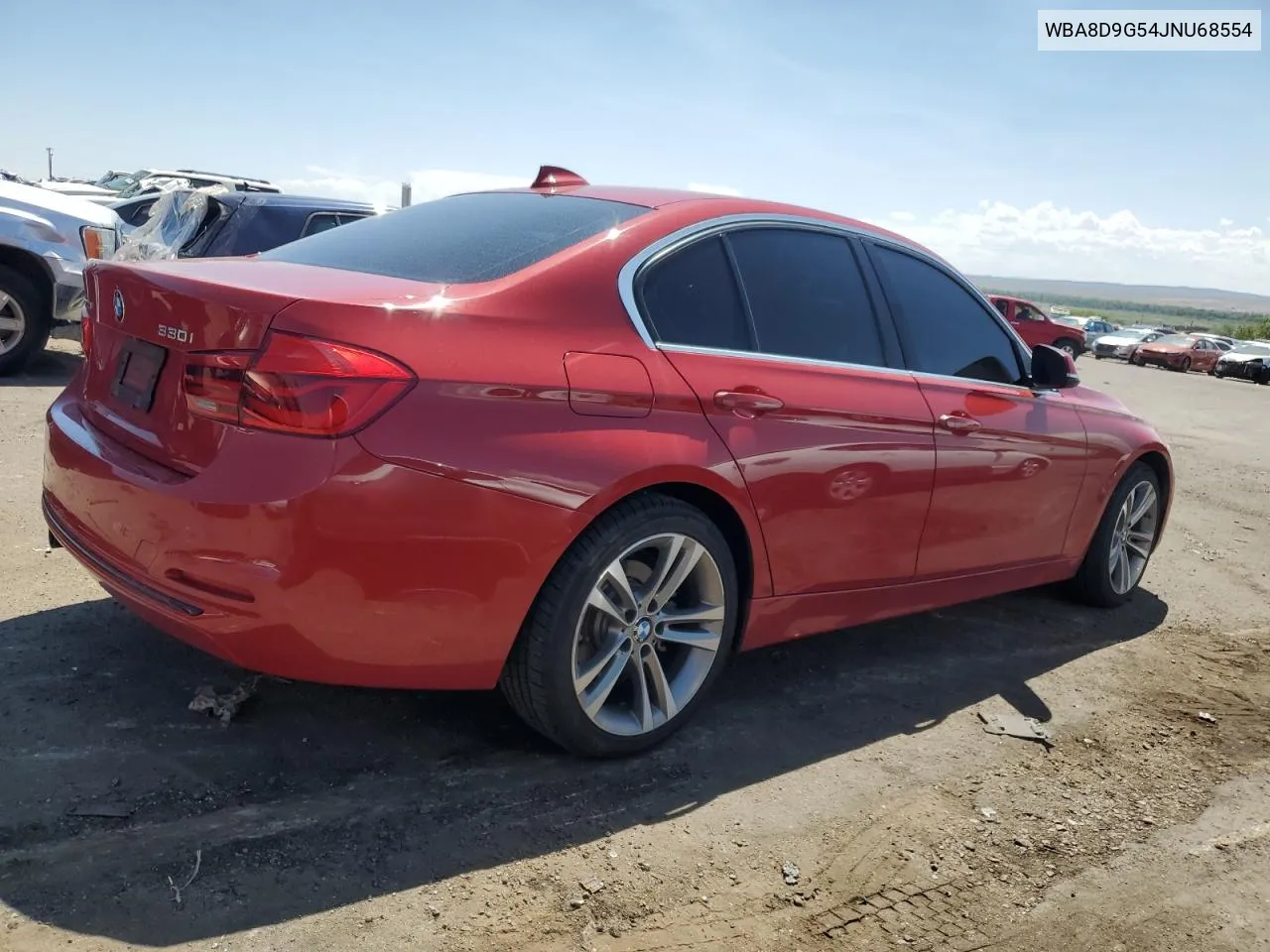 2018 BMW 330 Xi VIN: WBA8D9G54JNU68554 Lot: 63706504