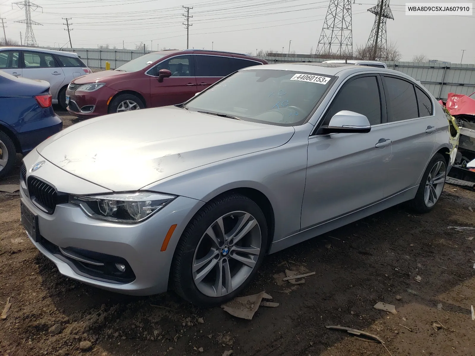 2018 BMW 330 Xi VIN: WBA8D9C5XJA607910 Lot: 64569174