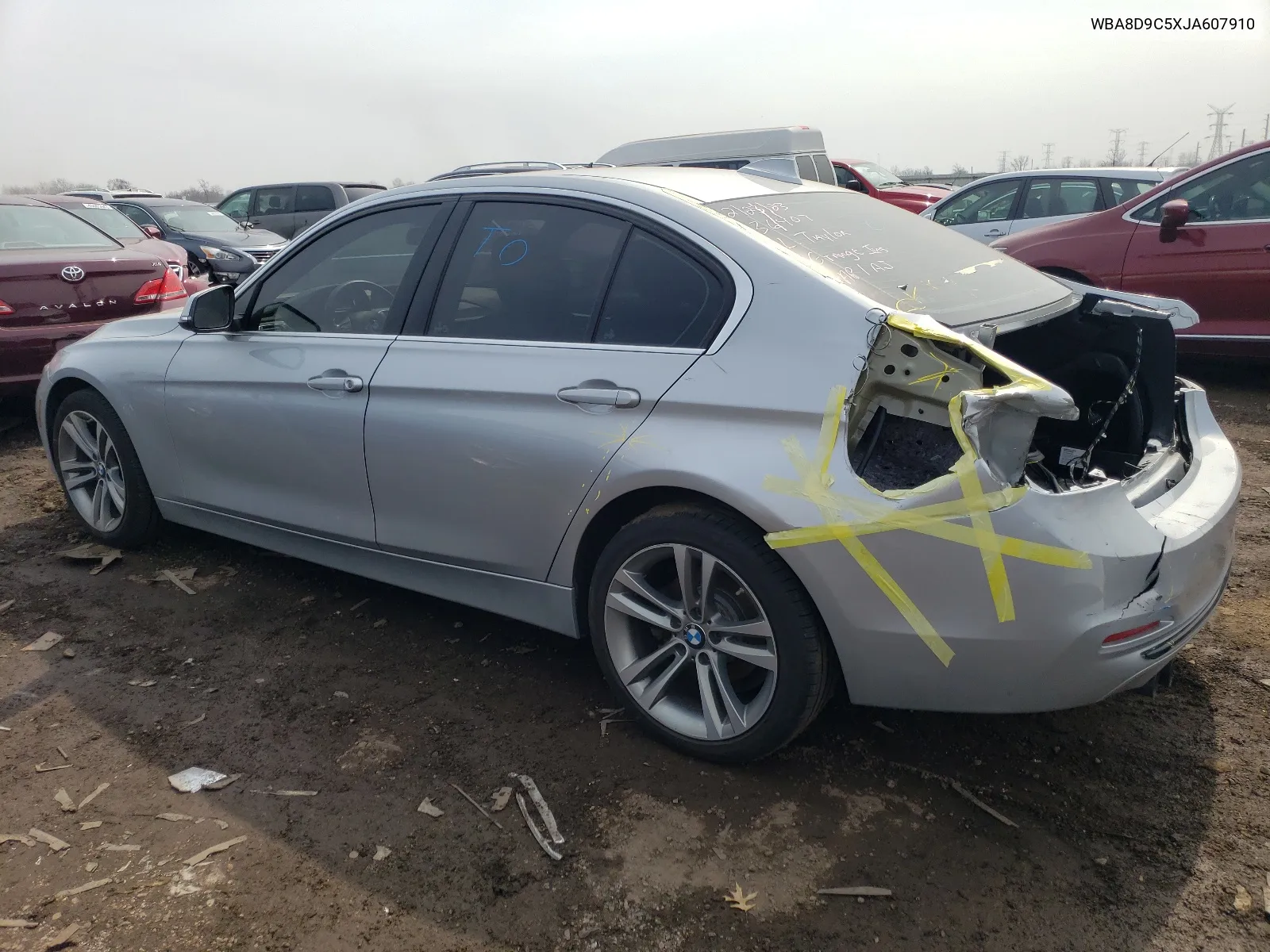 2018 BMW 330 Xi VIN: WBA8D9C5XJA607910 Lot: 64569174