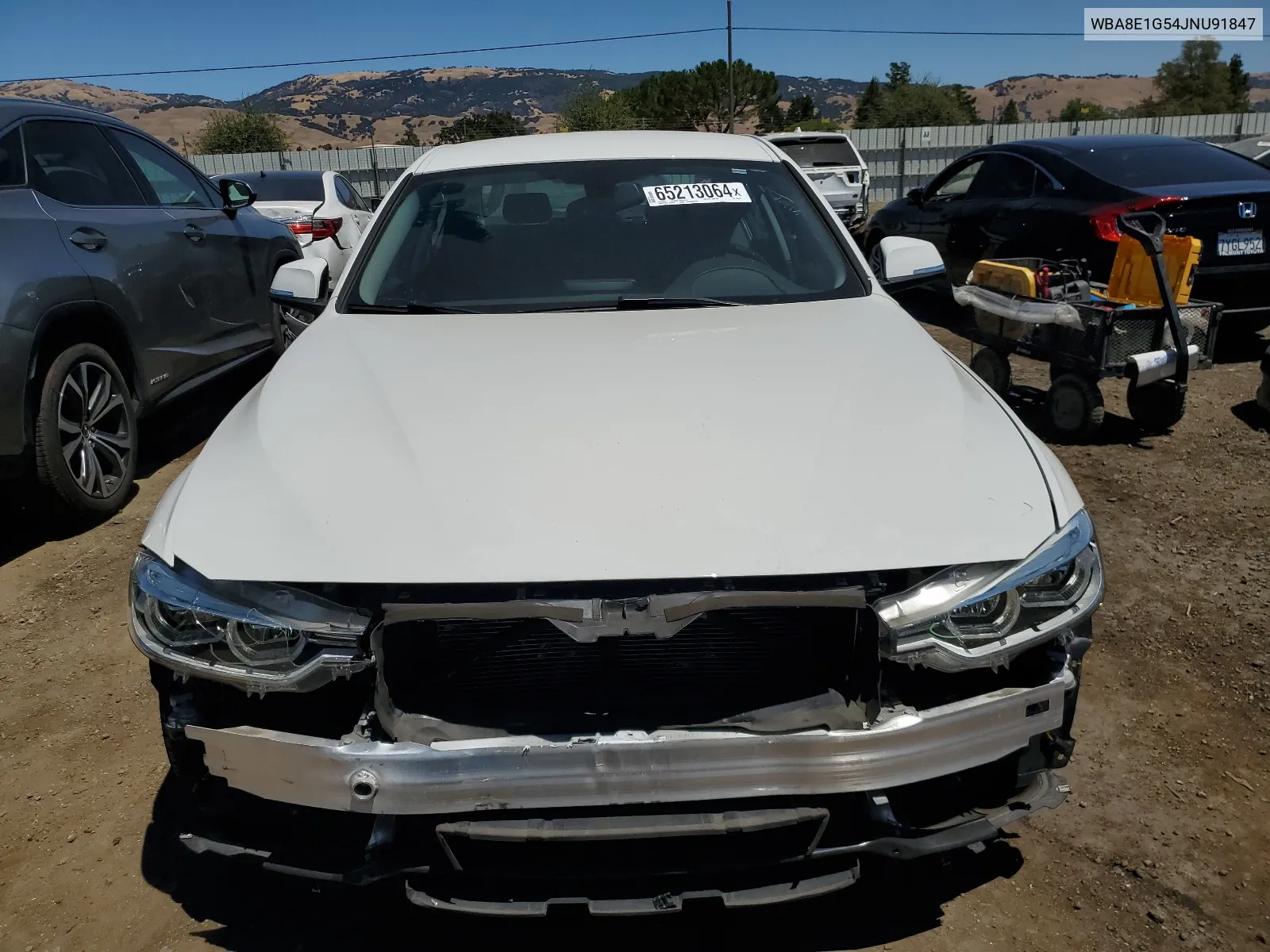 2018 BMW 320 I VIN: WBA8E1G54JNU91847 Lot: 65213064