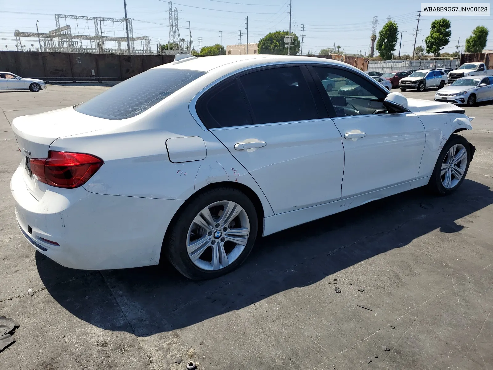 2018 BMW 330 I VIN: WBA8B9G57JNV00628 Lot: 65257254