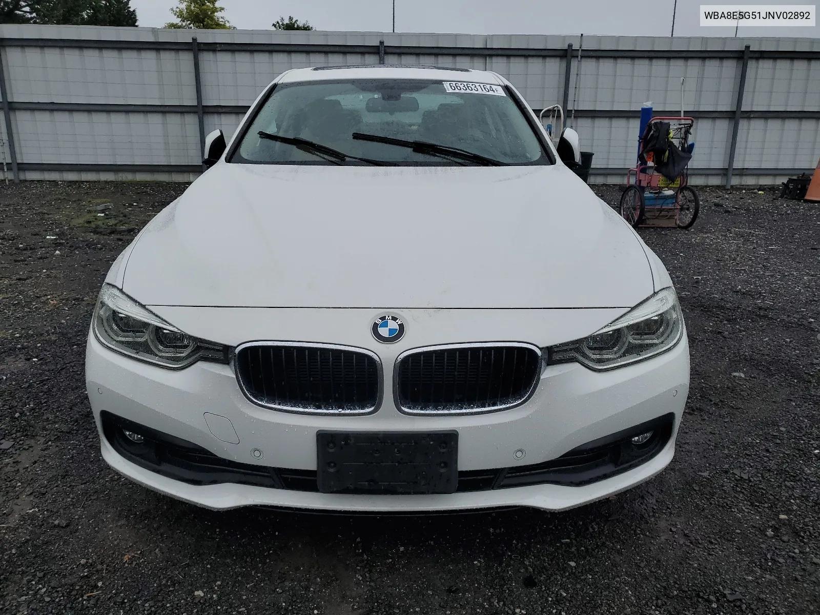 2018 BMW 320 Xi VIN: WBA8E5G51JNV02892 Lot: 66363164