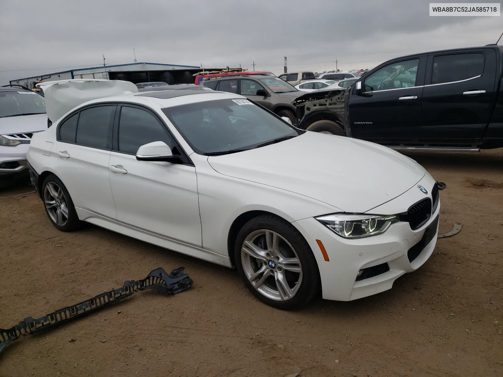 2018 BMW 340 Xi VIN: WBA8B7C52JA585718 Lot: 66758144