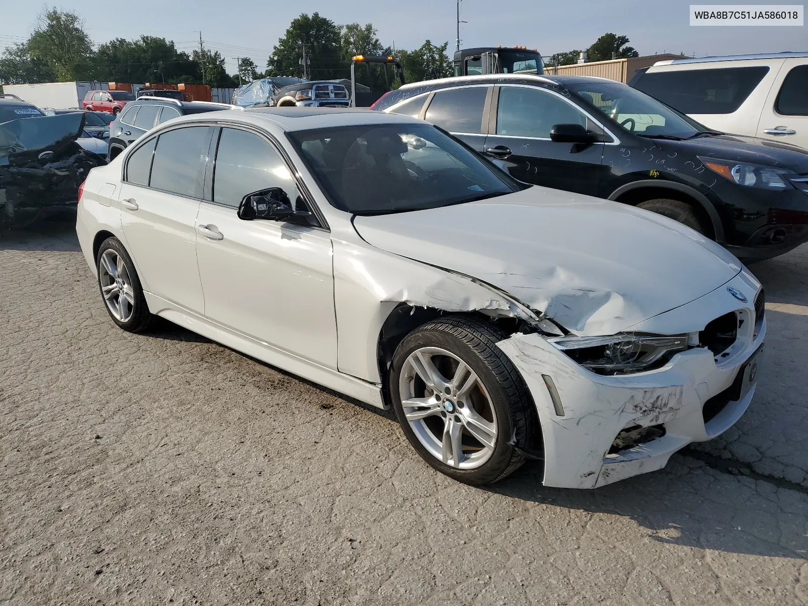 WBA8B7C51JA586018 2018 BMW 340 Xi