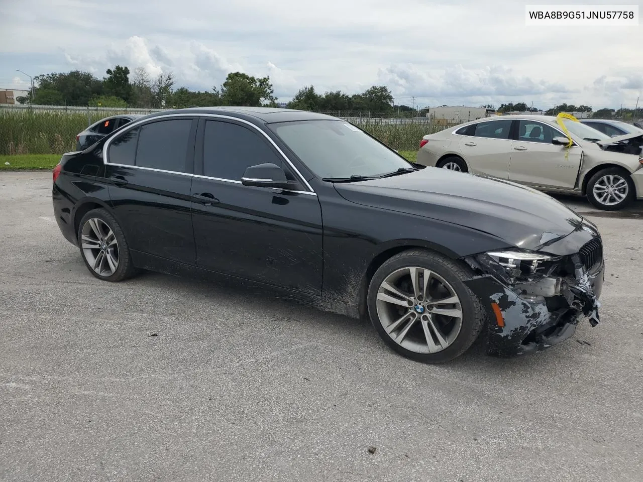 2018 BMW 330 I VIN: WBA8B9G51JNU57758 Lot: 69671884