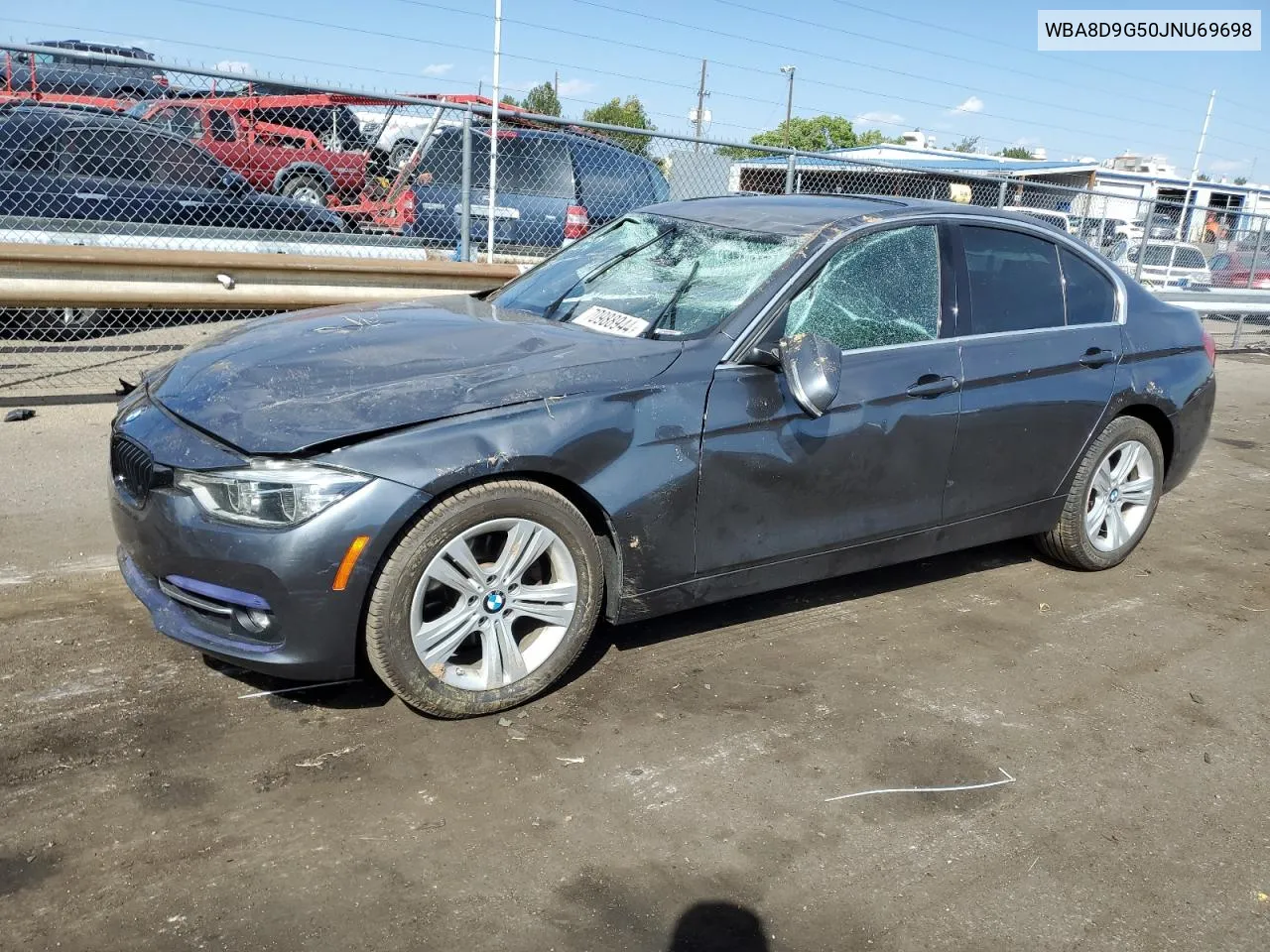 2018 BMW 330 Xi VIN: WBA8D9G50JNU69698 Lot: 70988944