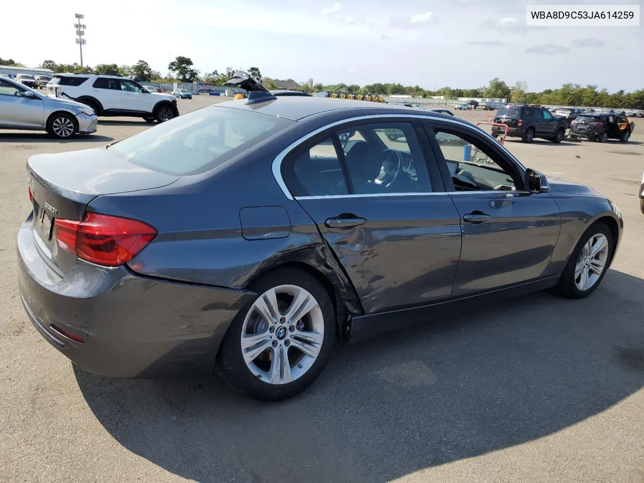 2018 BMW 330 Xi VIN: WBA8D9C53JA614259 Lot: 71151054