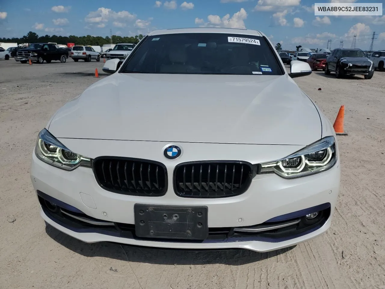 2018 BMW 330 I VIN: WBA8B9C52JEE83231 Lot: 71579524