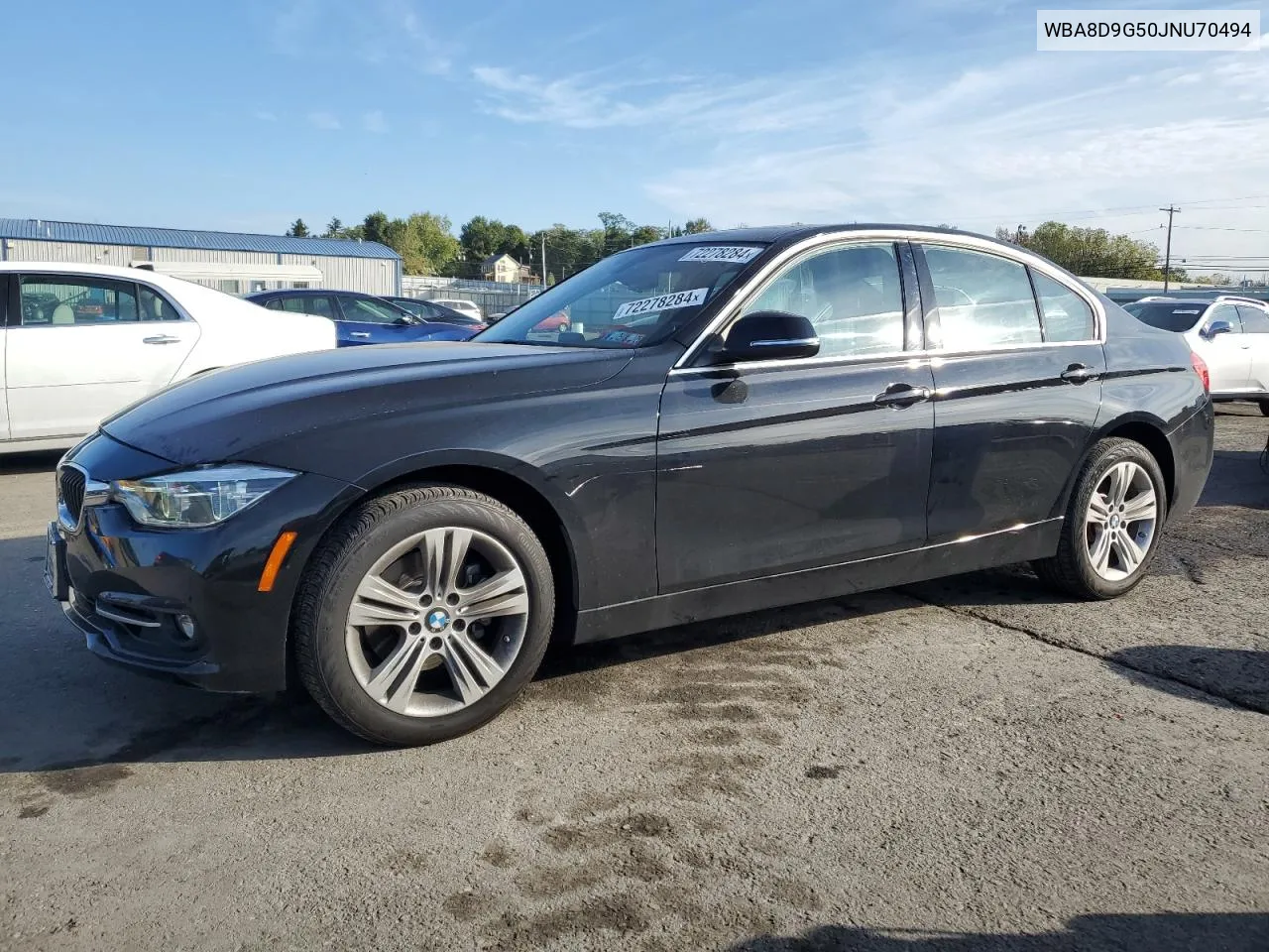 2018 BMW 330 Xi VIN: WBA8D9G50JNU70494 Lot: 72278284