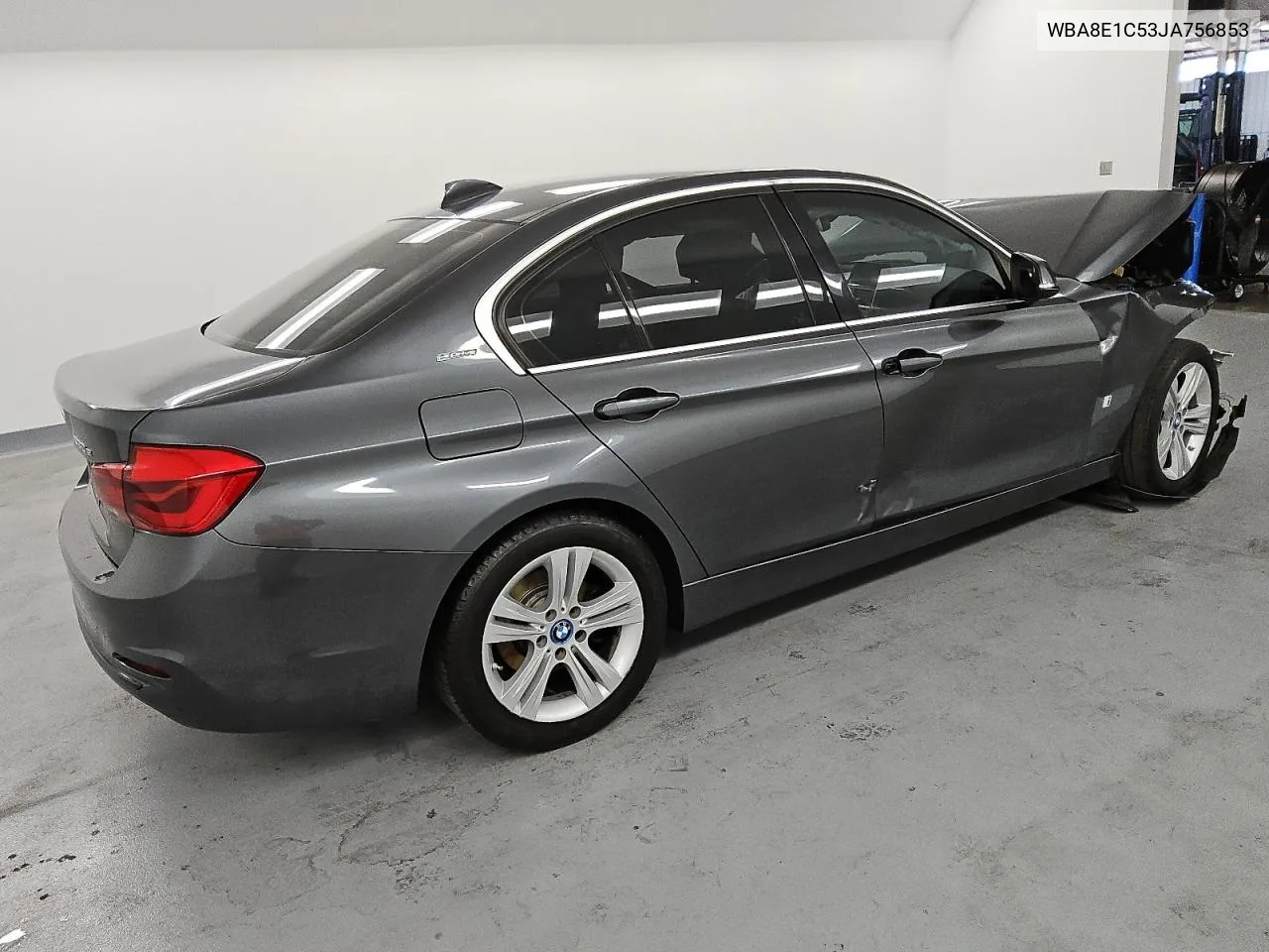 2018 BMW 330E VIN: WBA8E1C53JA756853 Lot: 74361634