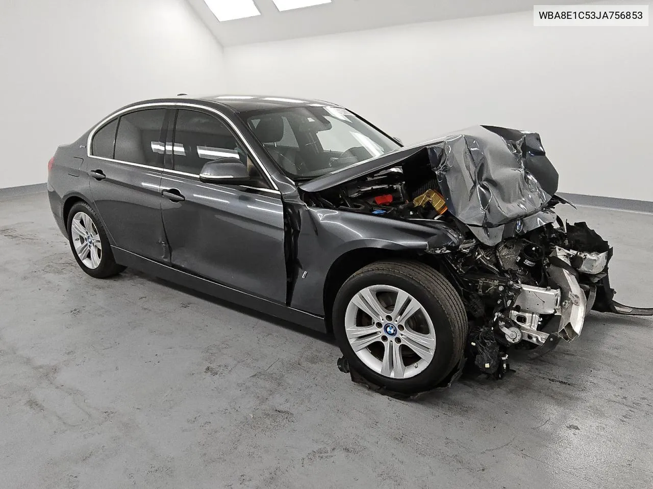 2018 BMW 330E VIN: WBA8E1C53JA756853 Lot: 74361634