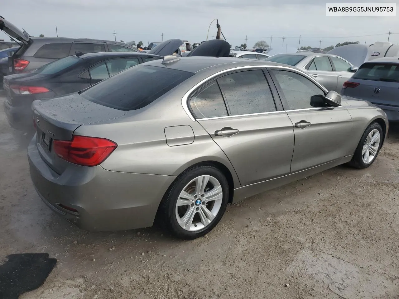 2018 BMW 330 I VIN: WBA8B9G55JNU95753 Lot: 75077114