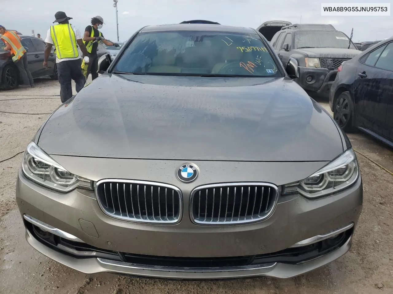 2018 BMW 330 I VIN: WBA8B9G55JNU95753 Lot: 75077114