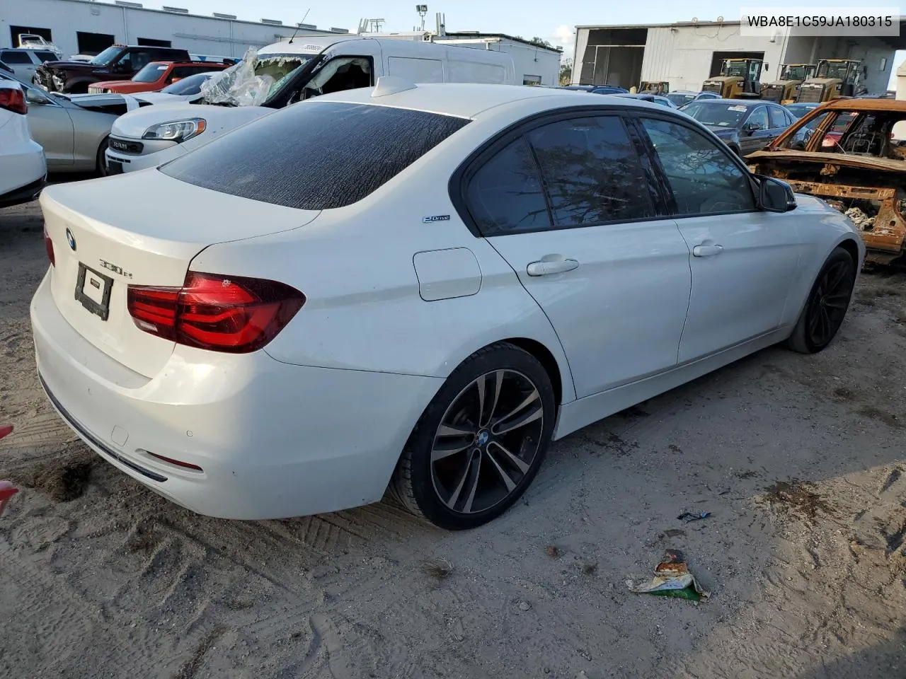 2018 BMW 330E VIN: WBA8E1C59JA180315 Lot: 78508724