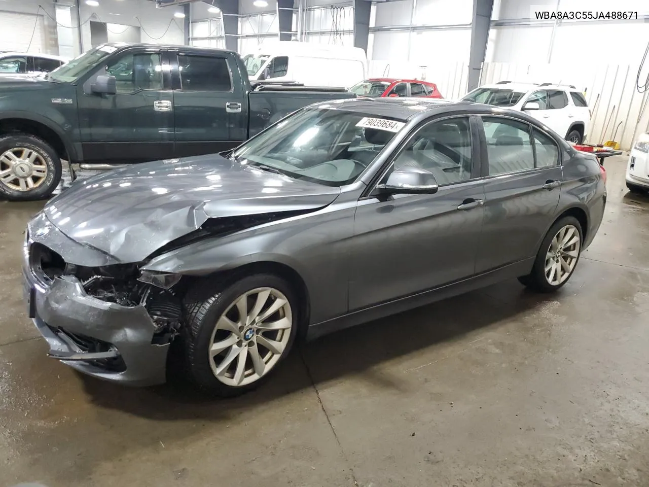 2018 BMW 320 Xi VIN: WBA8A3C55JA488671 Lot: 79039684