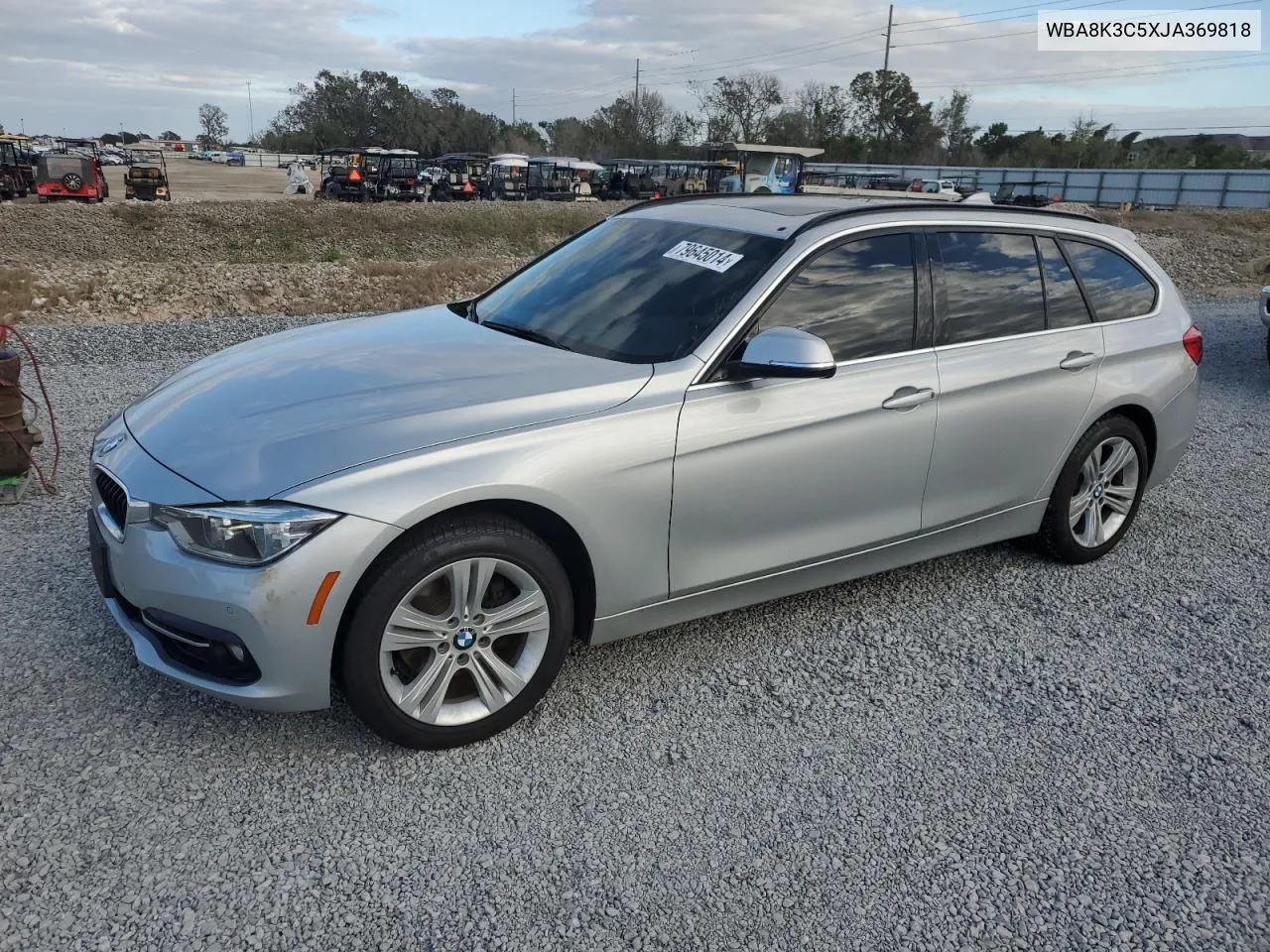 2018 BMW 330 Xi VIN: WBA8K3C5XJA369818 Lot: 79645014