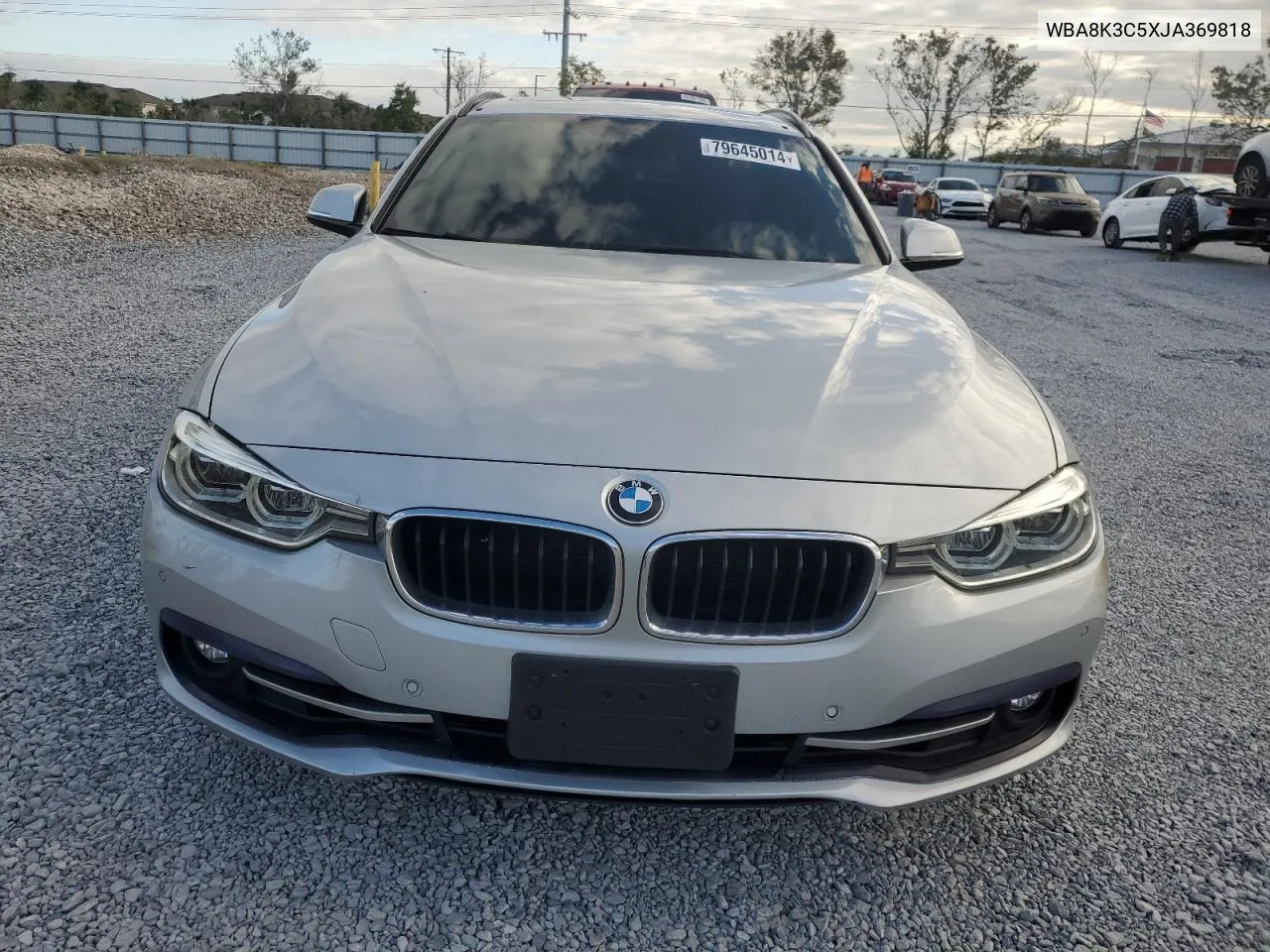 2018 BMW 330 Xi VIN: WBA8K3C5XJA369818 Lot: 79645014