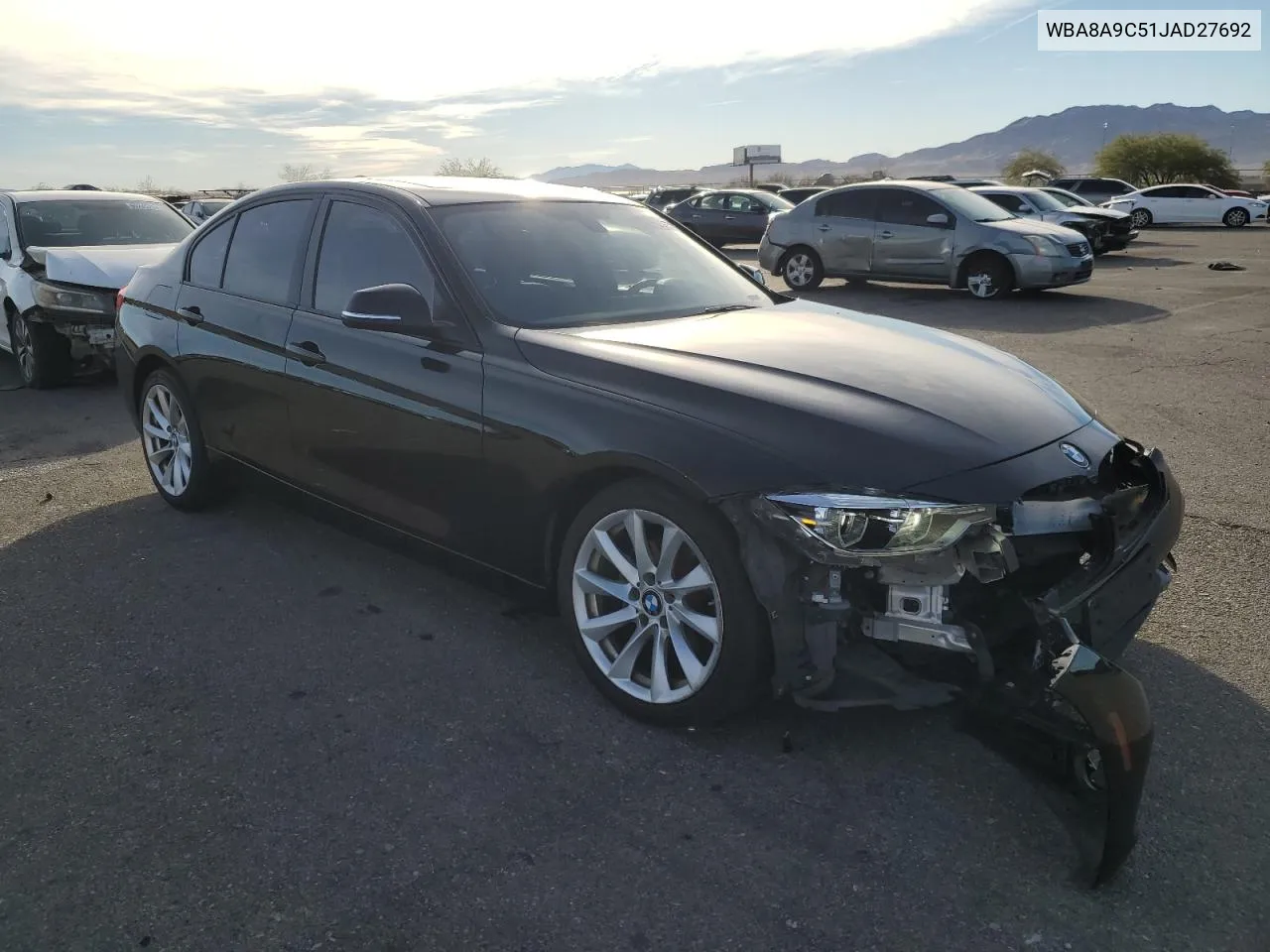 2018 BMW 320 I VIN: WBA8A9C51JAD27692 Lot: 80269094