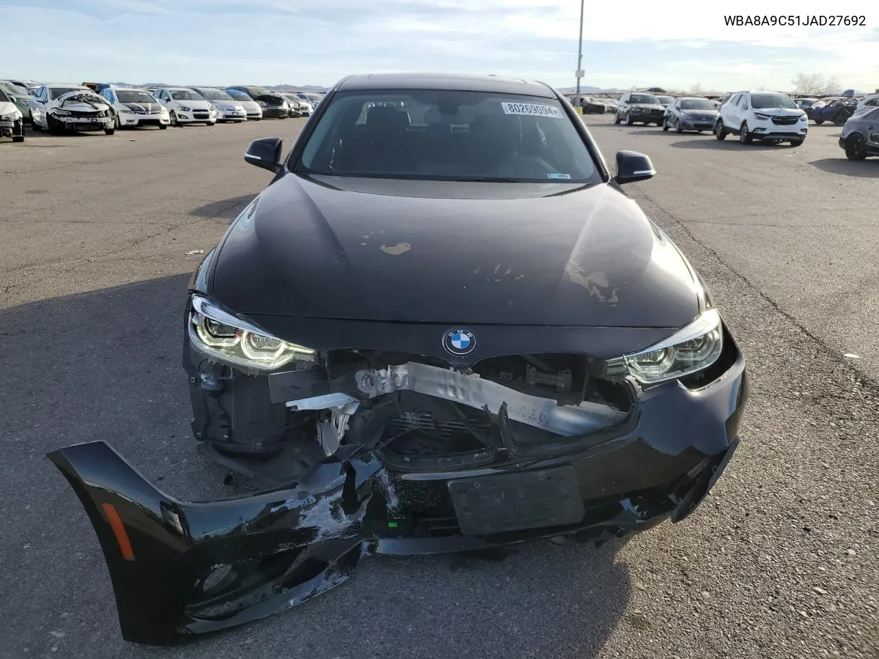 2018 BMW 320 I VIN: WBA8A9C51JAD27692 Lot: 80269094