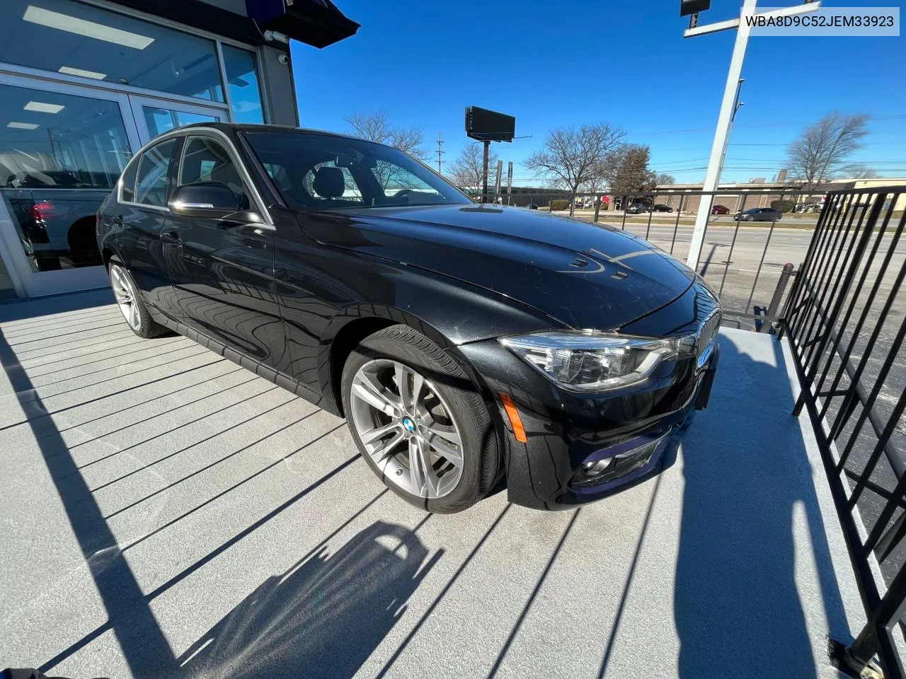 2018 BMW 330 Xi VIN: WBA8D9C52JEM33923 Lot: 80645114