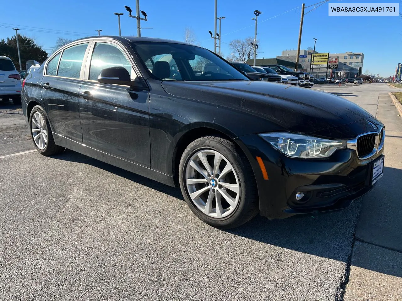 2018 BMW 320 Xi VIN: WBA8A3C5XJA491761 Lot: 80655224