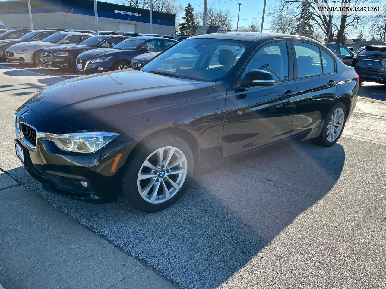 2018 BMW 320 Xi VIN: WBA8A3C5XJA491761 Lot: 80655224