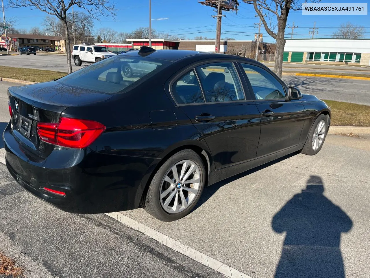 2018 BMW 320 Xi VIN: WBA8A3C5XJA491761 Lot: 80655224