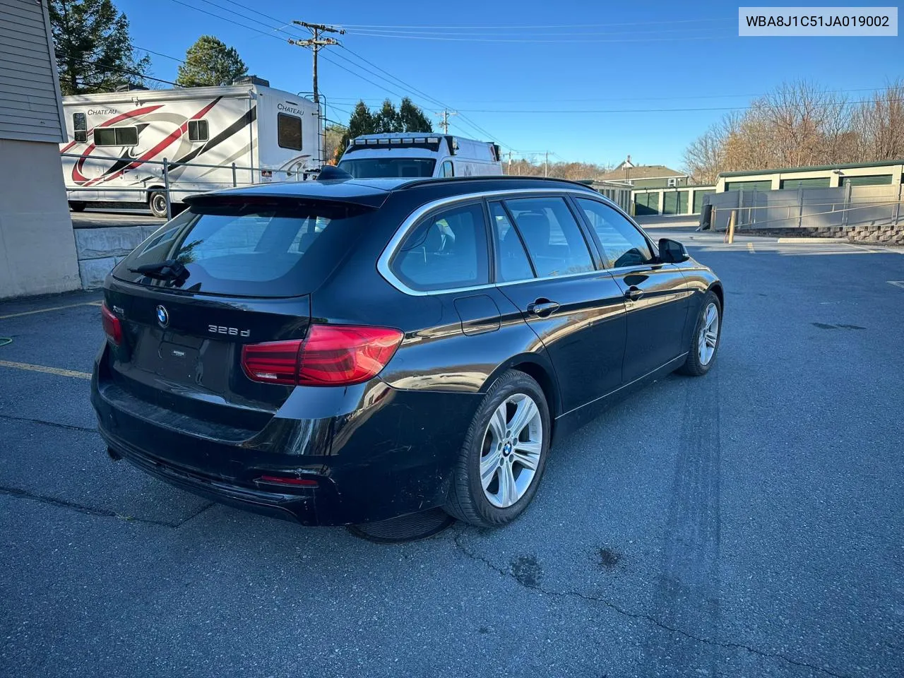 2018 BMW 328 D xDrive VIN: WBA8J1C51JA019002 Lot: 80930384