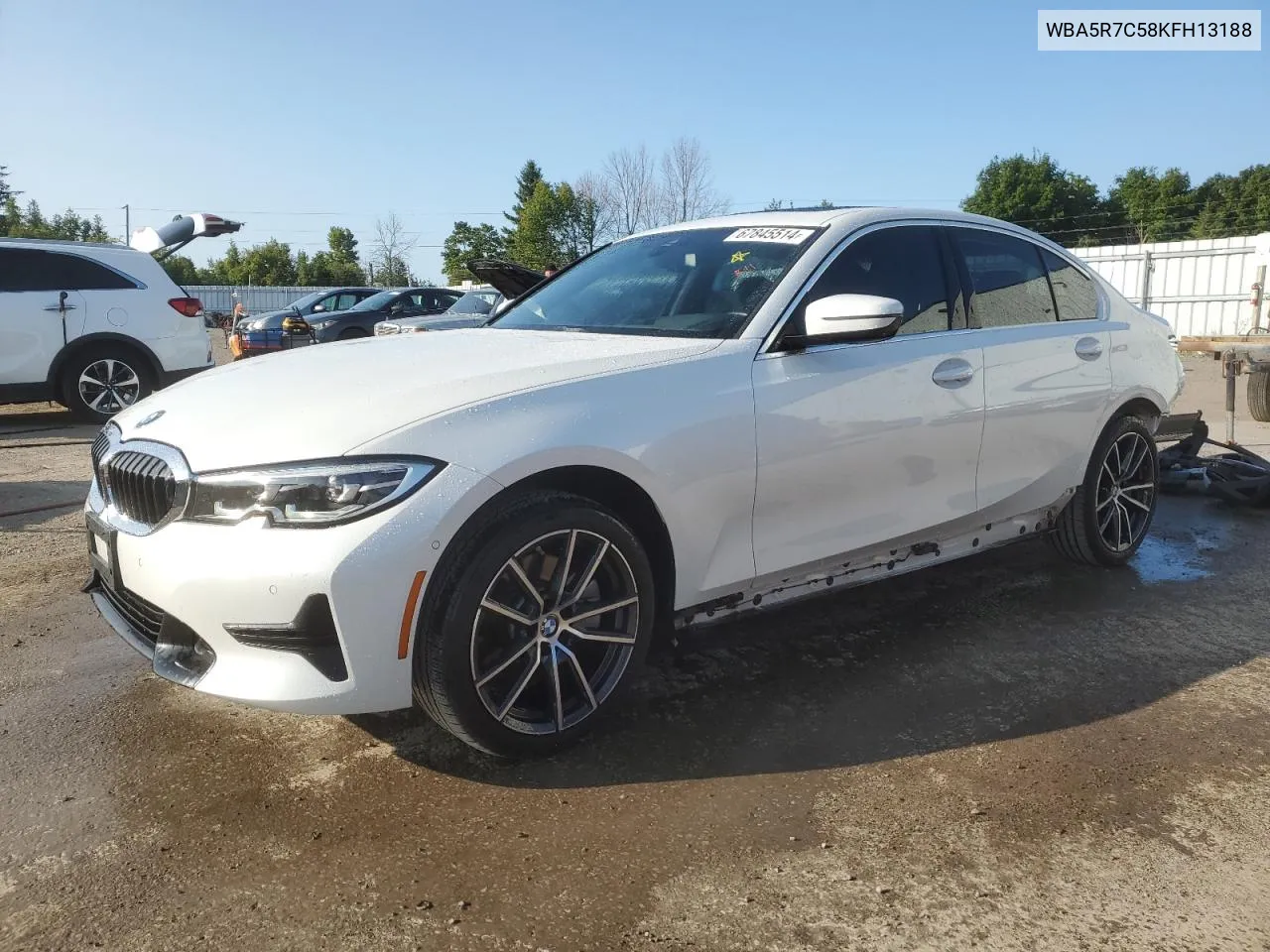 2019 BMW 330Xi VIN: WBA5R7C58KFH13188 Lot: 67845514