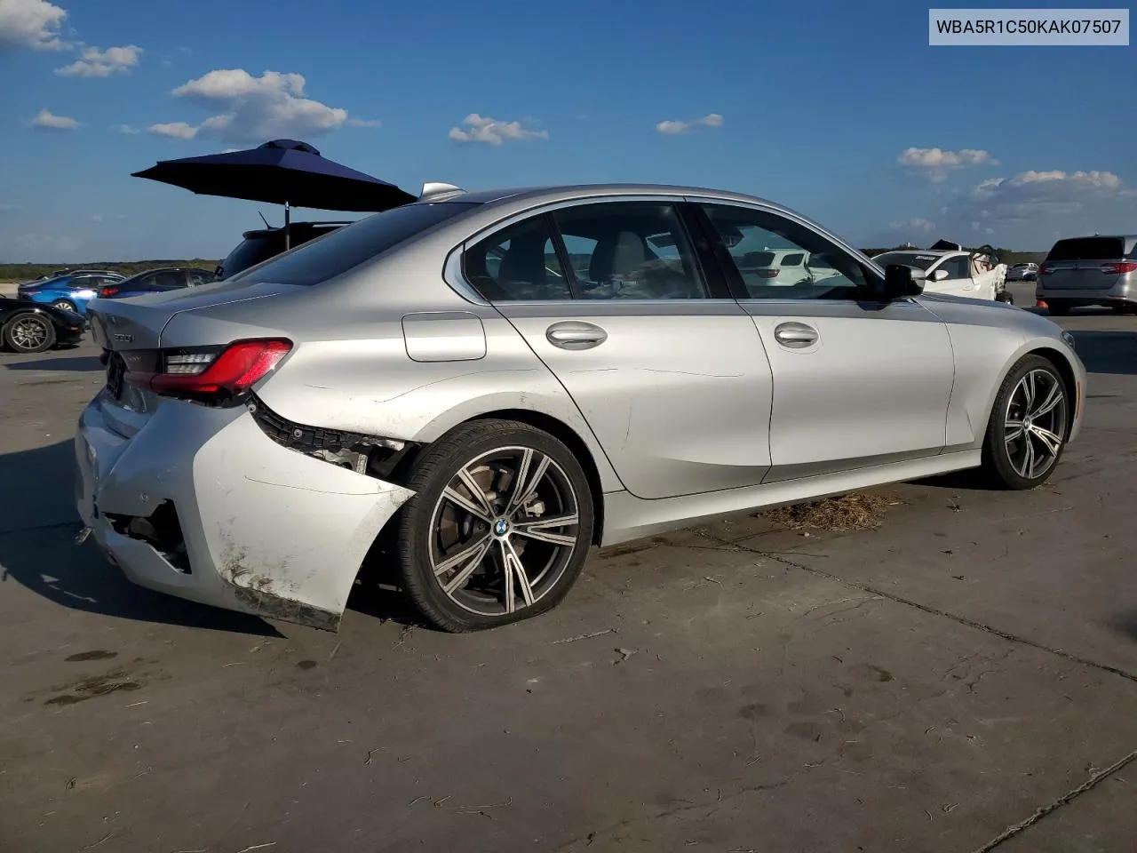 2019 BMW 330I VIN: WBA5R1C50KAK07507 Lot: 71820264