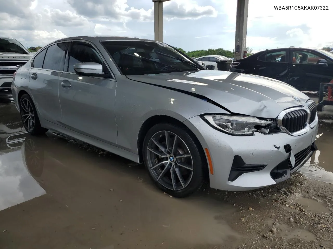 2019 BMW 330I VIN: WBA5R1C5XKAK07322 Lot: 72384984