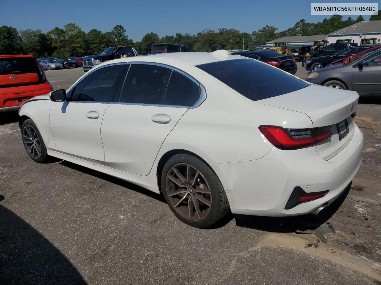 2019 BMW 330I VIN: WBA5R1C56KFH06480 Lot: 75209184