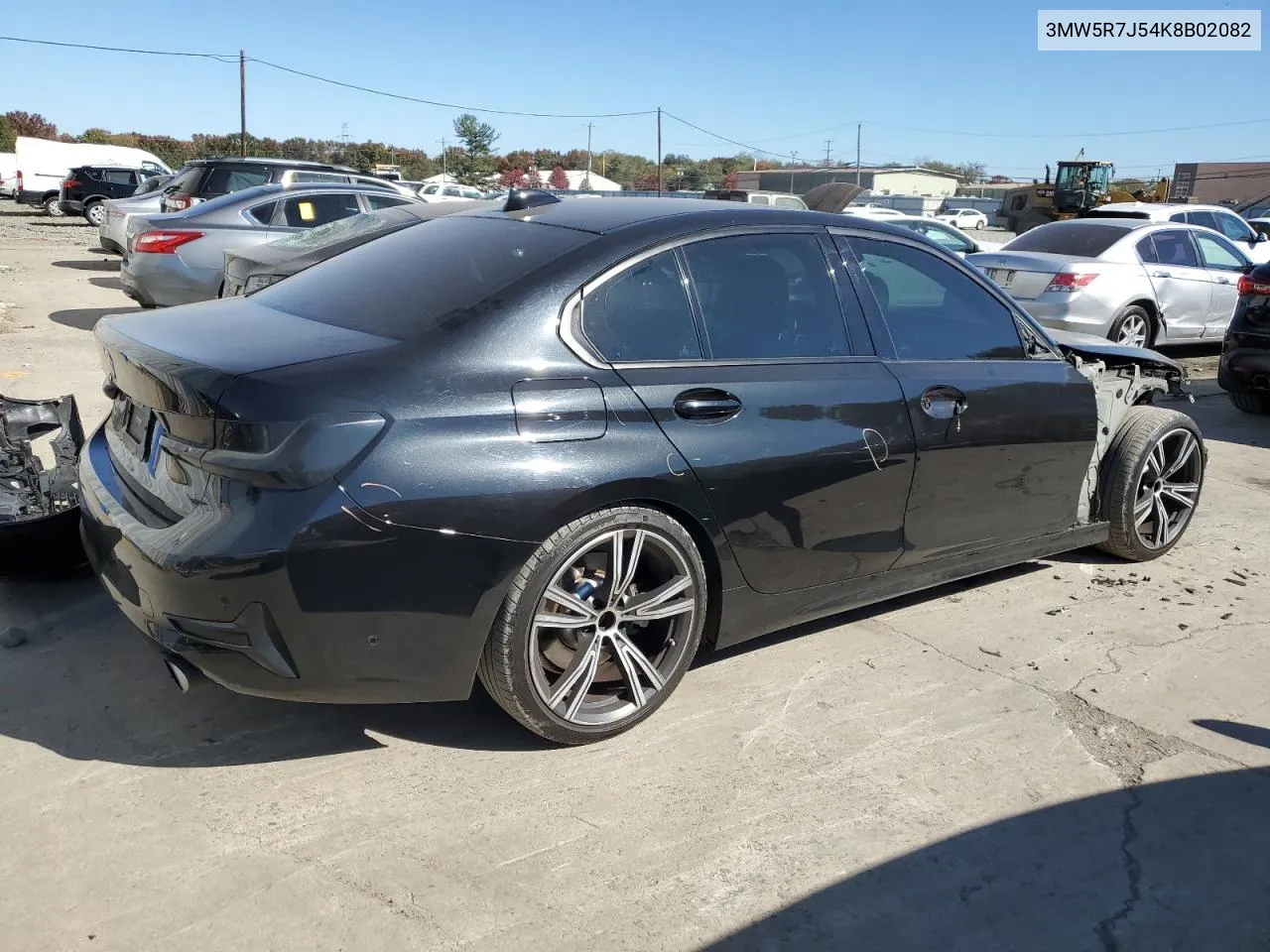 2019 BMW 330Xi VIN: 3MW5R7J54K8B02082 Lot: 76089114