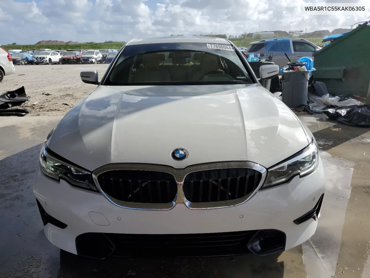 2019 BMW 330I VIN: WBA5R1C55KAK06305 Lot: 77898064