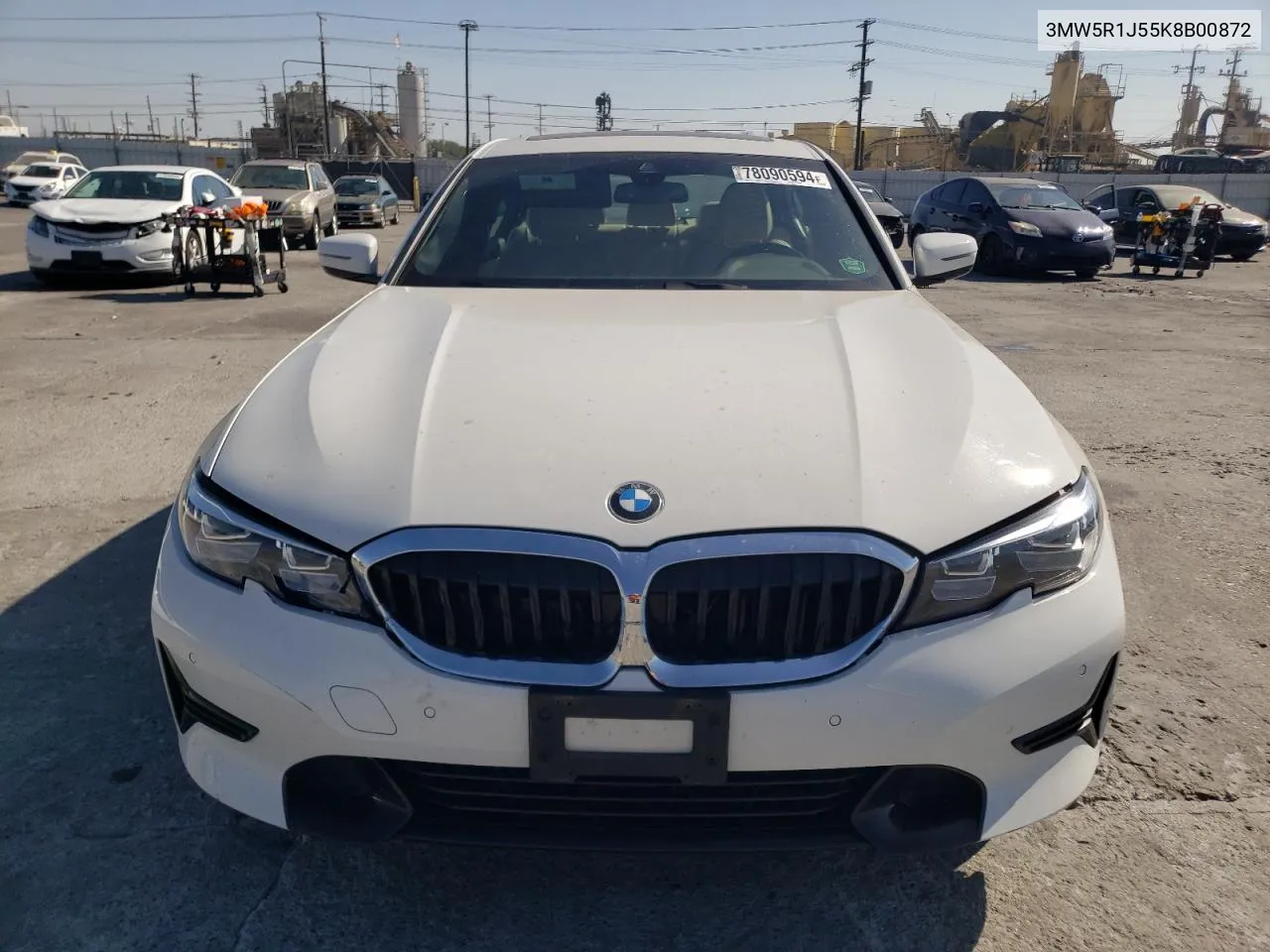 2019 BMW 330I VIN: 3MW5R1J55K8B00872 Lot: 78090594