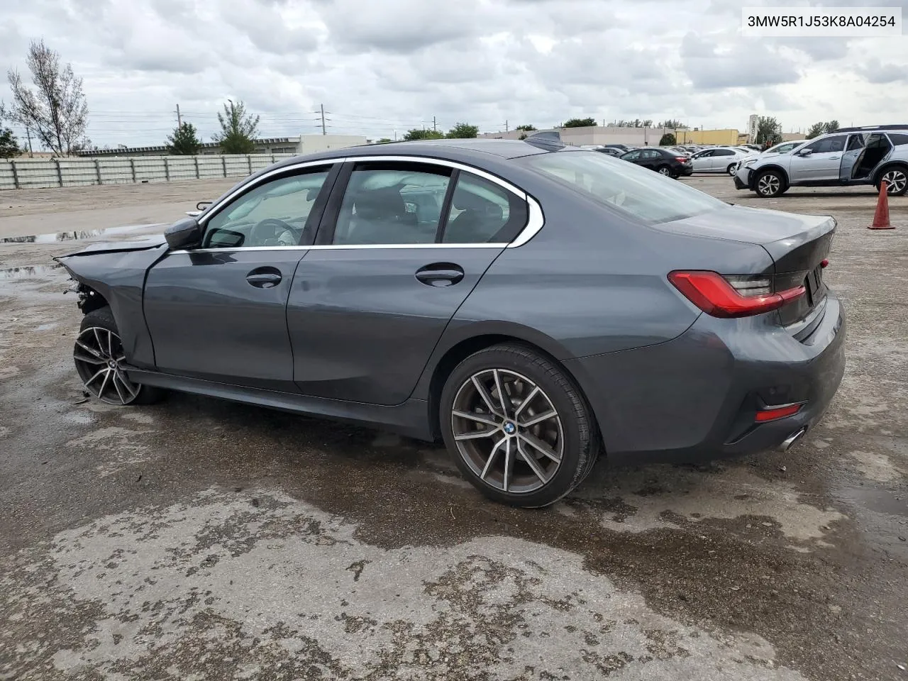 2019 BMW 330I VIN: 3MW5R1J53K8A04254 Lot: 78331574